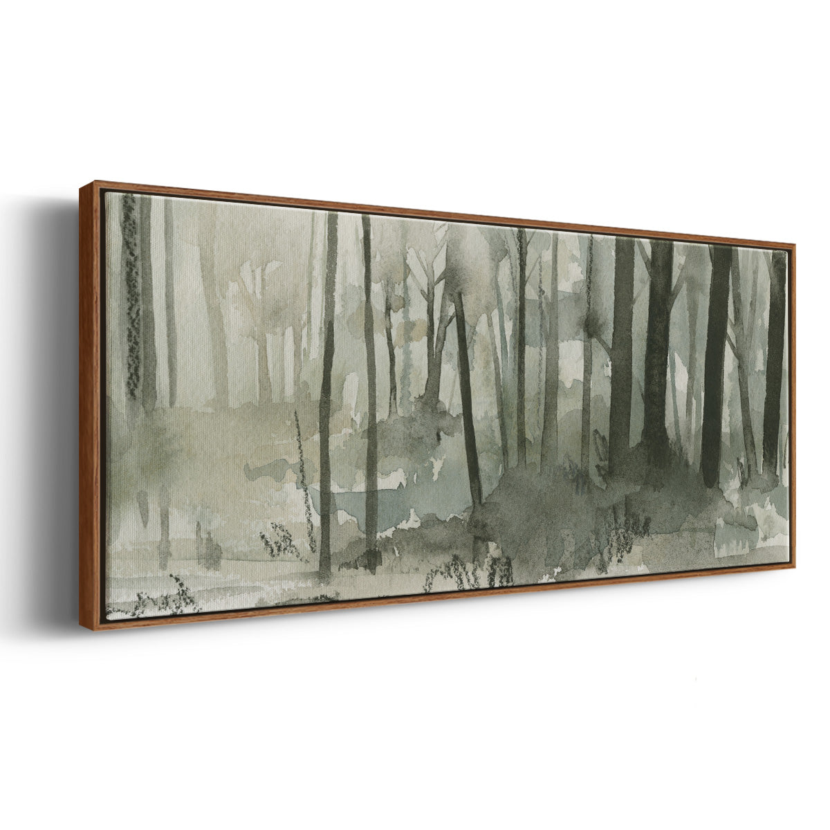 Into the Woods II - Floater Framed Canvas Print
