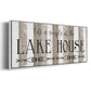 Simple at the Lake House - Floater Framed Canvas Print