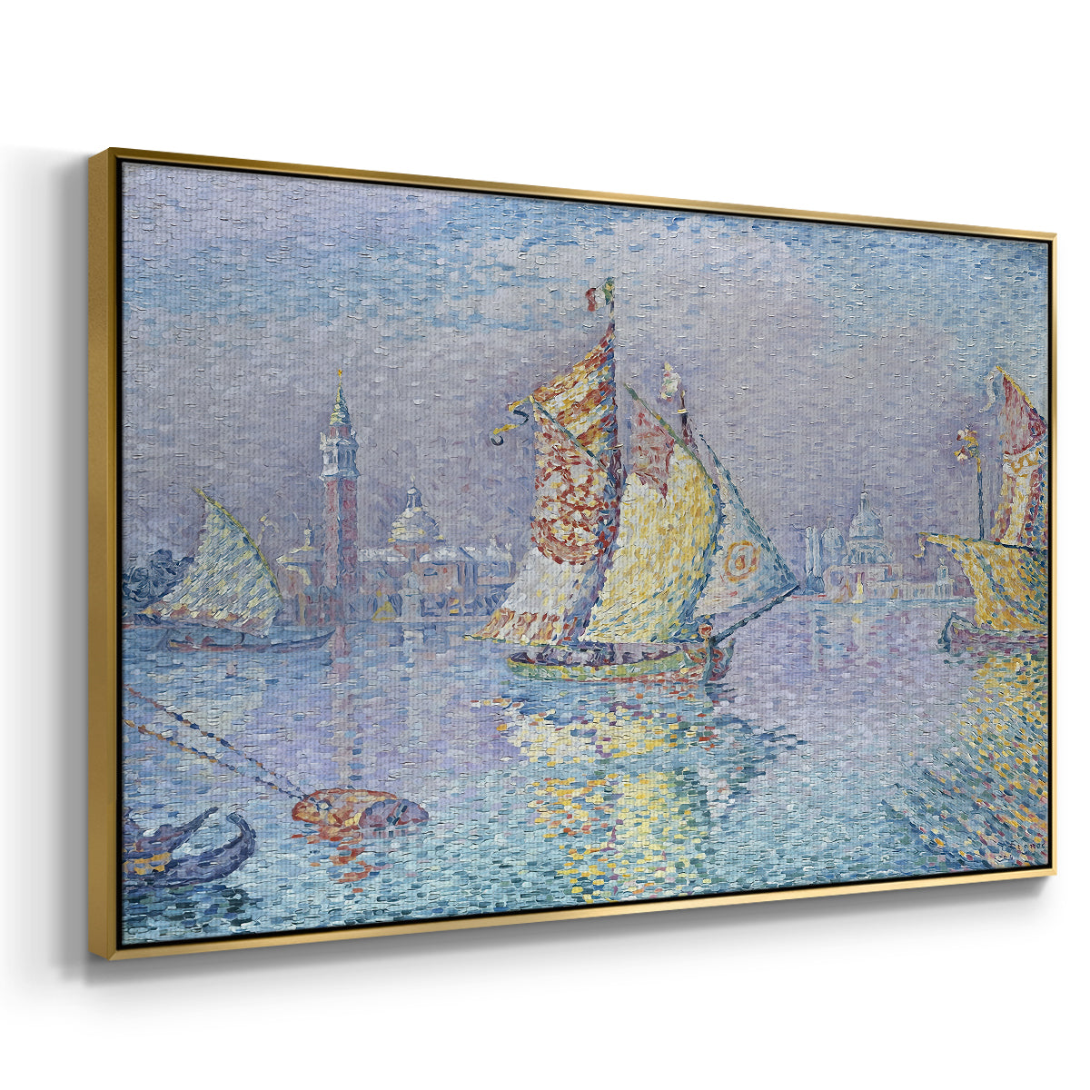 Venice, the Yellow Sail, 1904 - Floater Framed Canvas Print