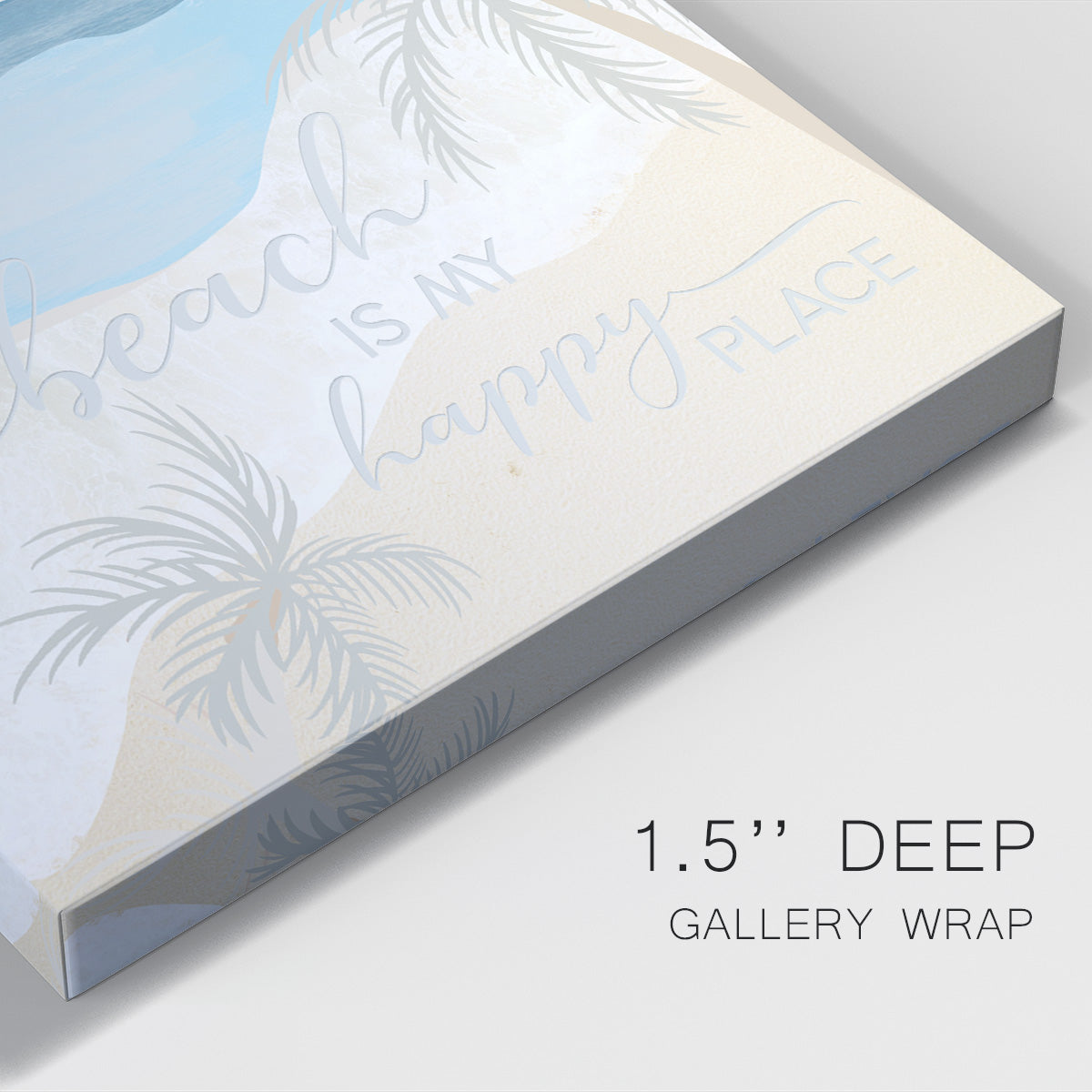 Happy Place Premium Gallery Wrapped Canvas - Ready to Hang