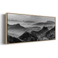 Mountains of the Great Wall - Floater Framed Canvas Print