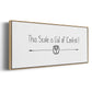 This Scale - Floater Framed Canvas Print