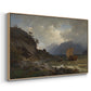 From the Western Coast of Norway, 1862 - Floater Framed Canvas Print