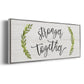 Stronger Together - Floater Framed Canvas Print