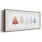 Christmas Tree Whimsy Collection C - Floater Framed Canvas Print