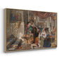 Roman Pilgrims, 1854 - Floater Framed Canvas Print