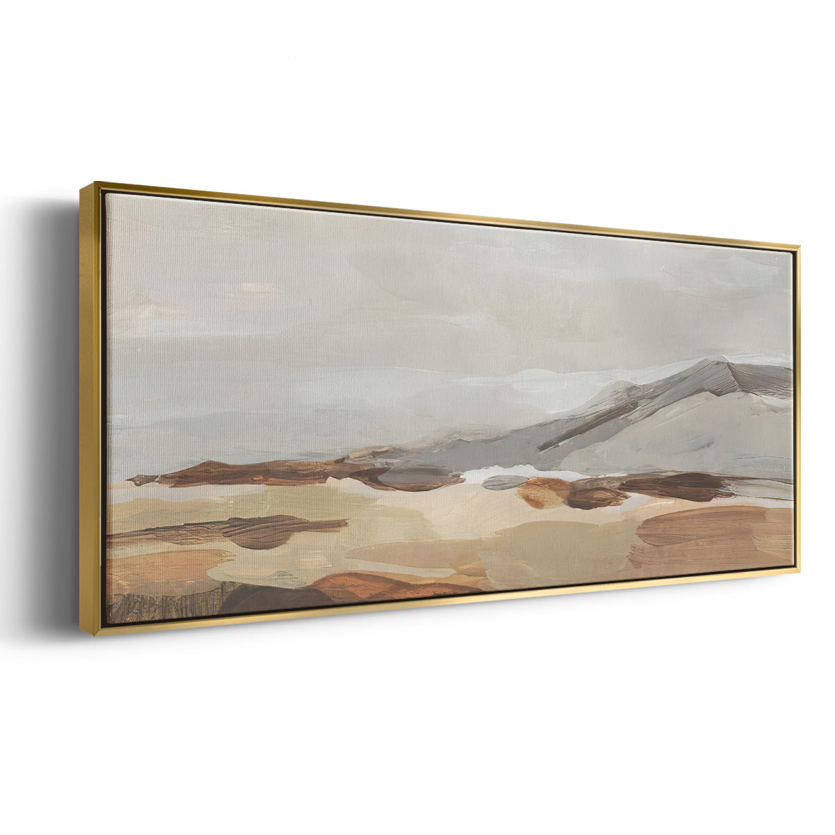 Dusky Mountain I - Floater Framed Canvas Print