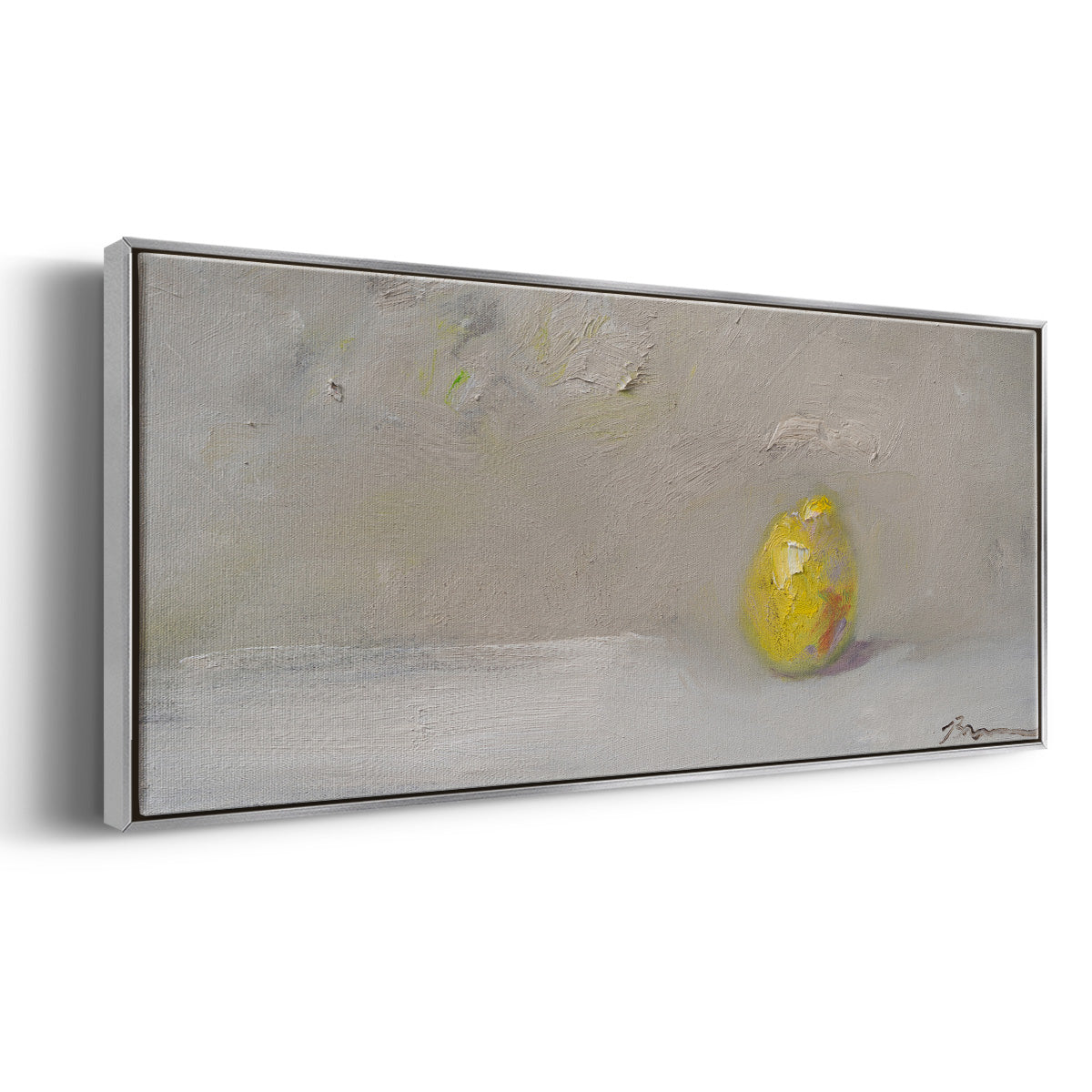 Lemon-Lime - Floater Framed Canvas Print