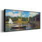 The Road Bridge, Argenteuil - Floater Framed Canvas Print