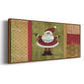 Holiday Santa - Floater Framed Canvas Print