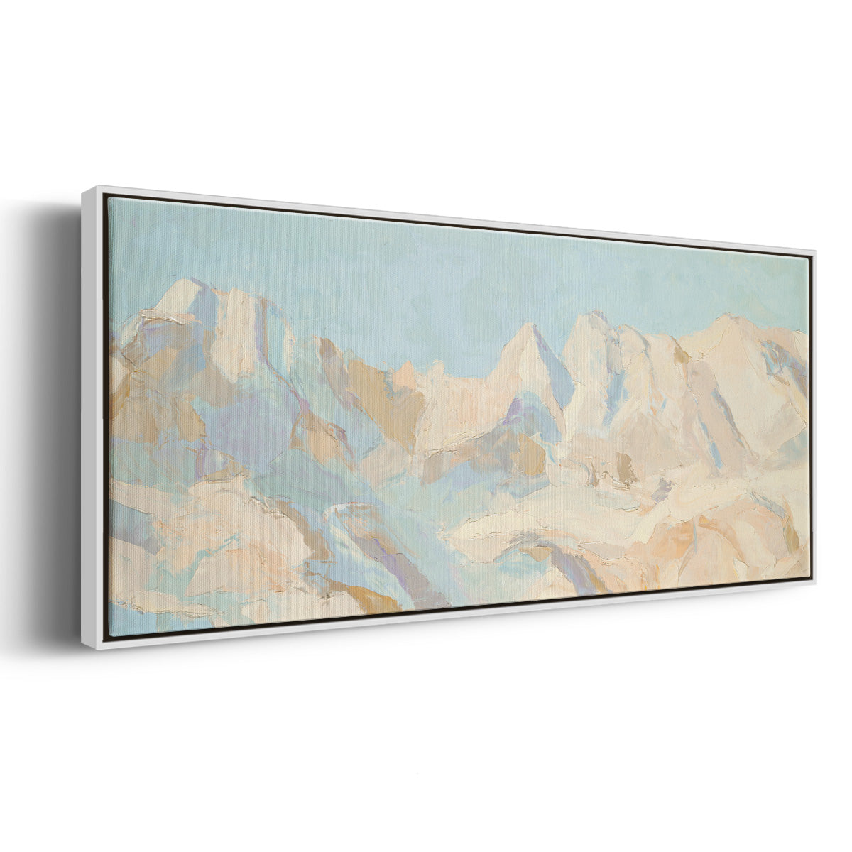 Mountain Scape - Floater Framed Canvas Print