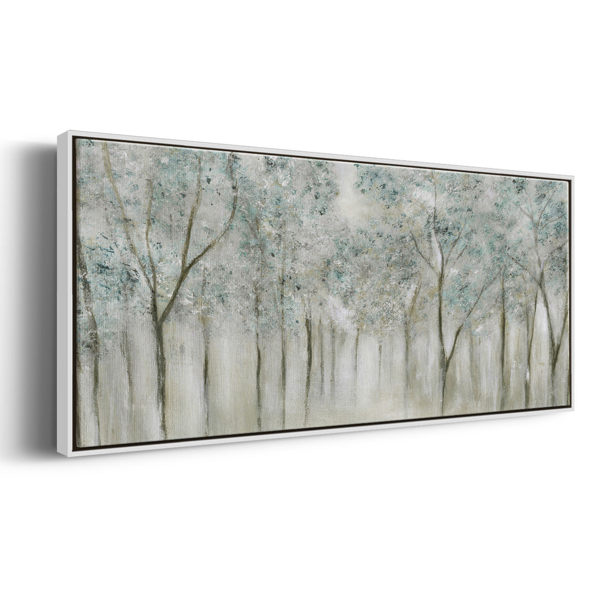 Neutral Spring - Floater Framed Canvas Print