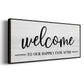 Welcome Ever After - Floater Framed Canvas Print