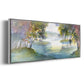 Meandering Lake I - Floater Framed Canvas Print