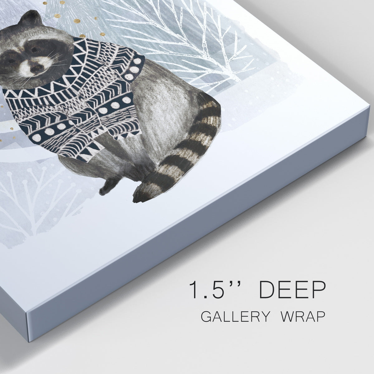 Cozy Woodland Animal IV-Premium Gallery Wrapped Canvas - Ready to Hang