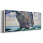 The Manneport, Seen from Below, 1883 - Floater Framed Canvas Print