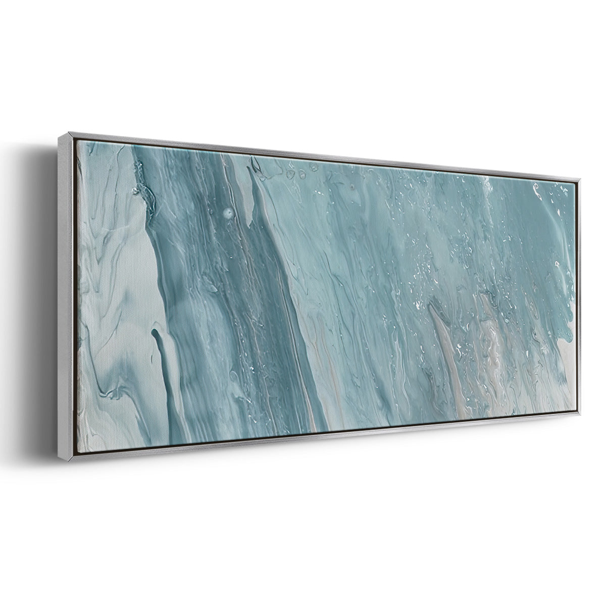 Cirrus I - Floater Framed Canvas Print