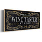 Wine Taster - Floater Framed Canvas Print