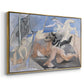 Composition with Minotaur, 1936 - Floater Framed Canvas Print