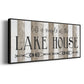 Simple at the Lake House - Floater Framed Canvas Print