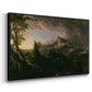 The Course of Empire: The Savage State, 1834 - Floater Framed Canvas Print