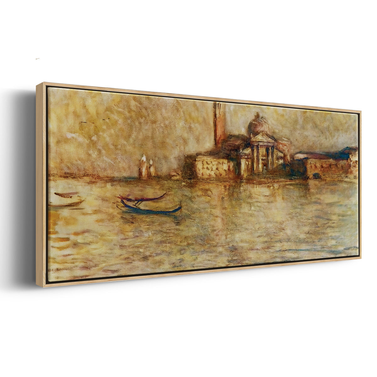 Venice, San Giorgio Maggiore, 1908 - Floater Framed Canvas Print