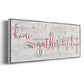 Holidays Gather - Floater Framed Canvas Print