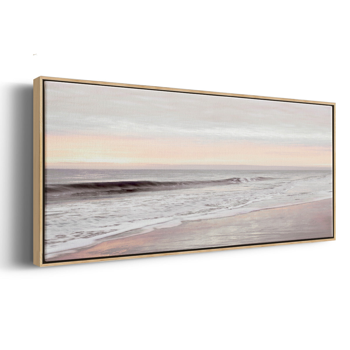Dawn on the Horizon I - Floater Framed Canvas Print