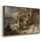 The Day's Sport, 1826 - Floater Framed Canvas Print