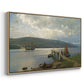 The Jetty at Feste near Moss, 1898 - Floater Framed Canvas Print