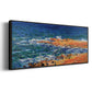 The 'Big Blue' Sea in Antibes, 1888 - Floater Framed Canvas Print