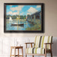 The Road Bridge At Argenteuil - Ornate Framed Canvas Print