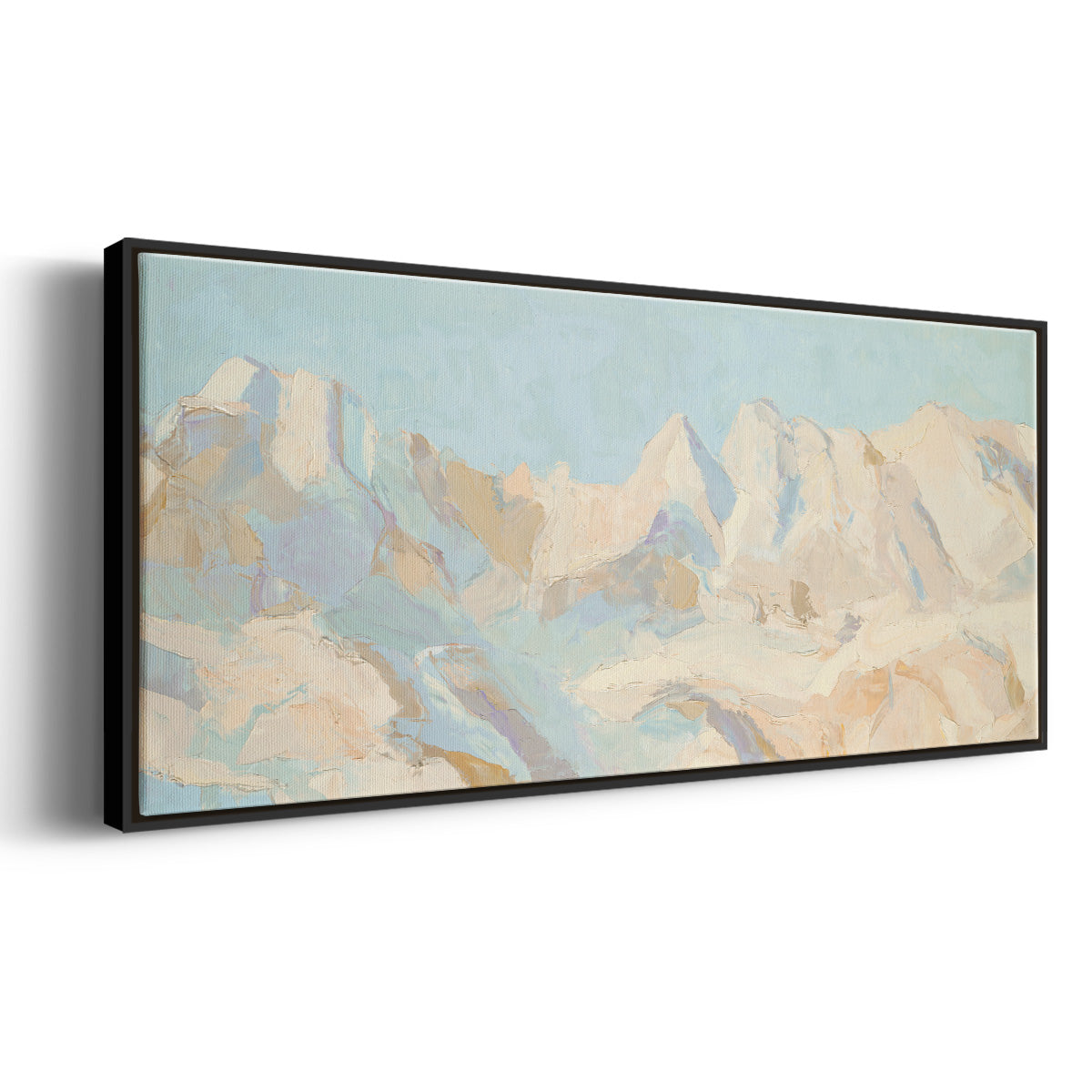 Mountain Scape - Floater Framed Canvas Print