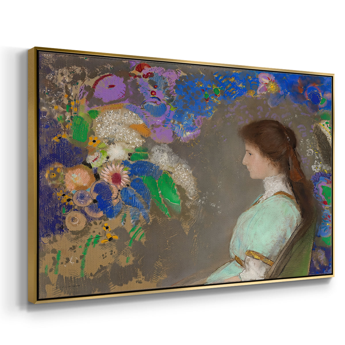Portrait of Violette Heymann, 1910 - Floater Framed Canvas Print