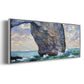 The Manneport, Seen from Below, 1883 - Floater Framed Canvas Print