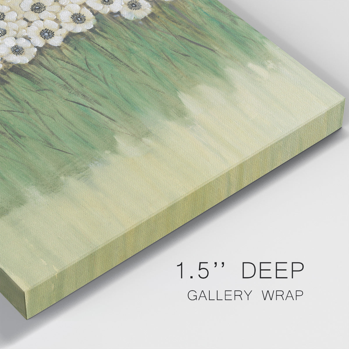 Rows of Flowers II - Canvas Art Print