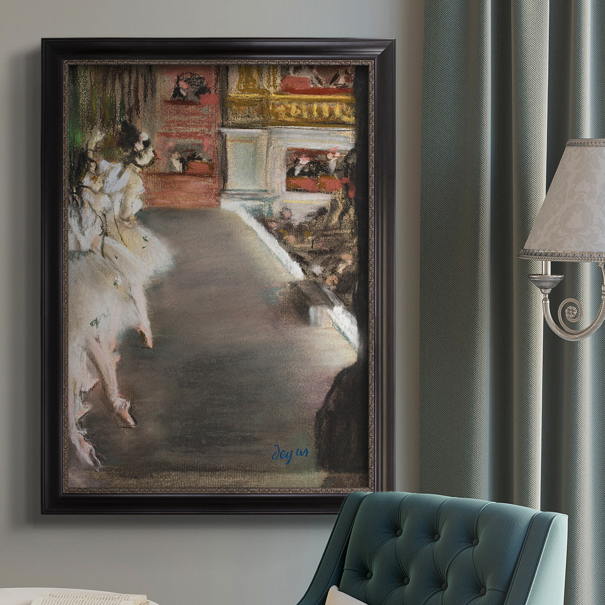 Dancers at the Old Opera House - Ornate Framed Canvas Print