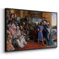 The Finding of the Saviour in the Temple, 1854-1860 - Floater Framed Canvas Print