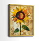 Floral Study Series CLVIII - Restickable Framed Art Set