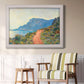 Affiche La Corniche près de Monaco Peinture - Ornate Framed Canvas Print