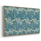 Tulip (Teal), 1875 - Floater Framed Canvas Print