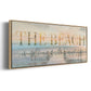The Beach Is Calling - Floater Framed Canvas Print