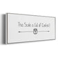 This Scale - Floater Framed Canvas Print