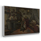 Interior, c. 1865-1870 - Floater Framed Canvas Print