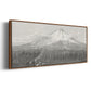 Mount Shasta - Floater Framed Canvas Print