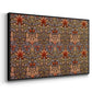 Snakeshead - Red/Cumin, c. 1876 - Floater Framed Canvas Print