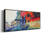 The Red House, 1908 - Floater Framed Canvas Print