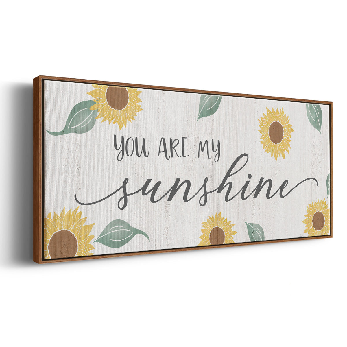 You Are My Sunshine - Floater Framed Canvas Print