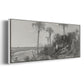 On the Coast of Florida - Floater Framed Canvas Print