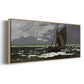 Stormy Seascape, 1867 - Floater Framed Canvas Print